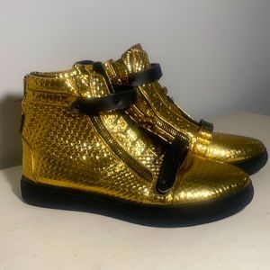 Gold Designer Shoes